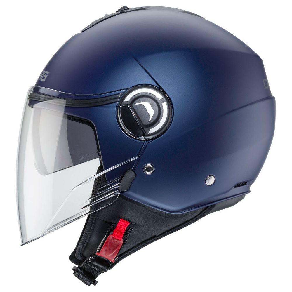 Caberg Riviera V4X Plain Open Face Helmet Matt Blue