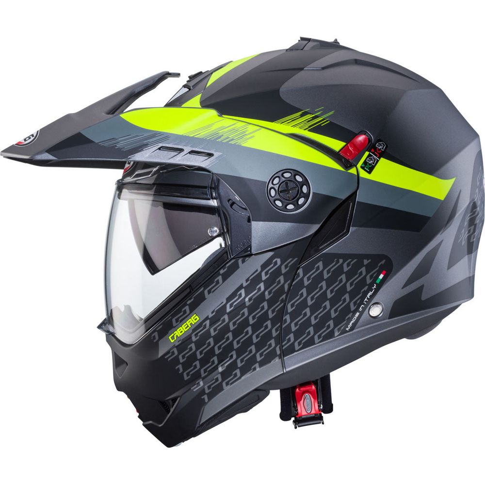 Caberg Tourmax X Sarabe Flip-Up Helmet Matt Gun / Black / Yellow