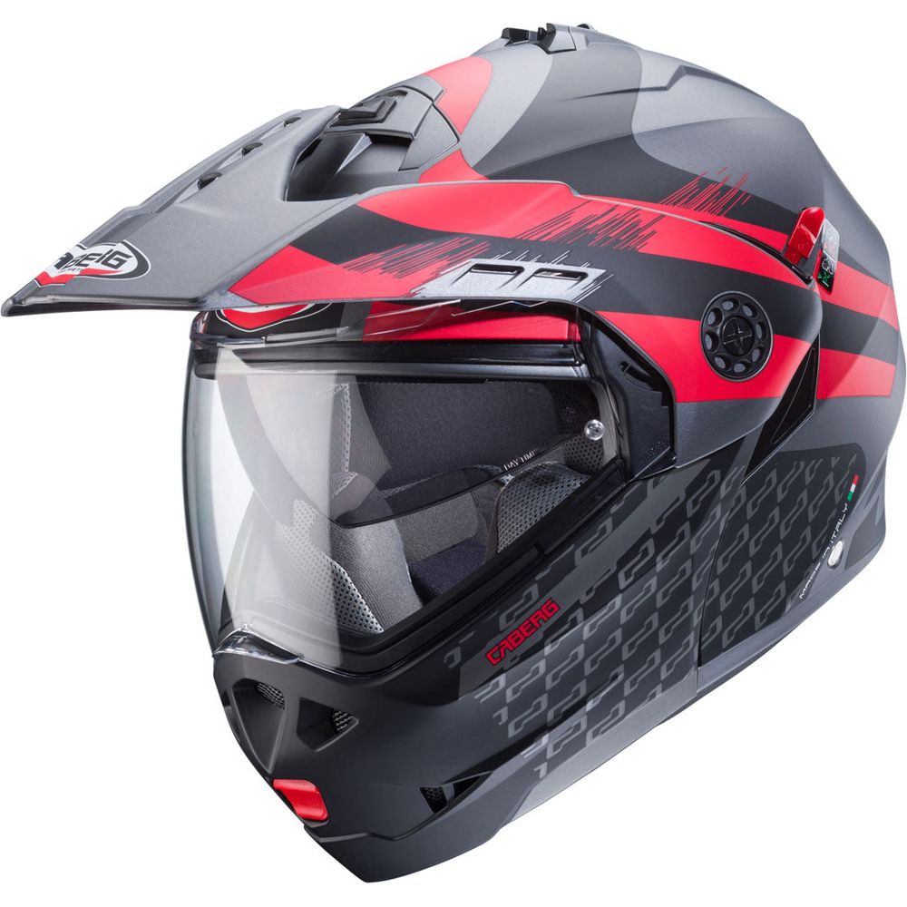 Caberg Tourmax X Sarabe Flip-Up Helmet Matt Gun / Black / Red