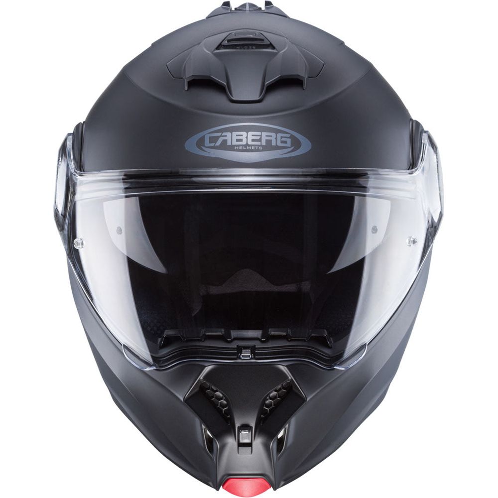 Caberg Duke Evo Plain Flip-Up Helmet Matt Black - FREE UK Shipping, FREE 365 Day Returns | Moto Central