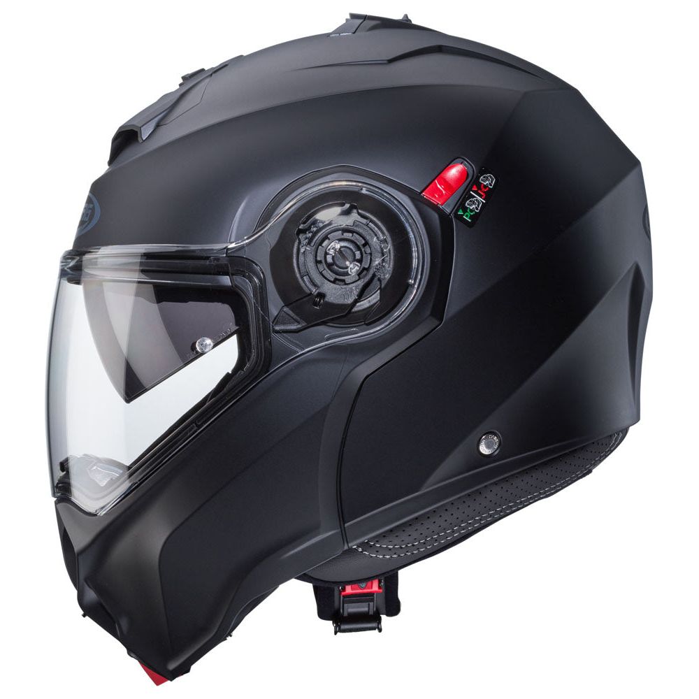 Caberg Duke Evo Plain Flip-Up Helmet Matt Black - FREE UK Shipping, FREE 365 Day Returns | Moto Central