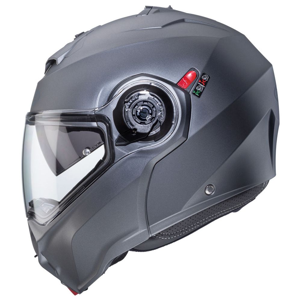 Caberg Duke Evo Plain Flip-Up Helmet Matt Gun