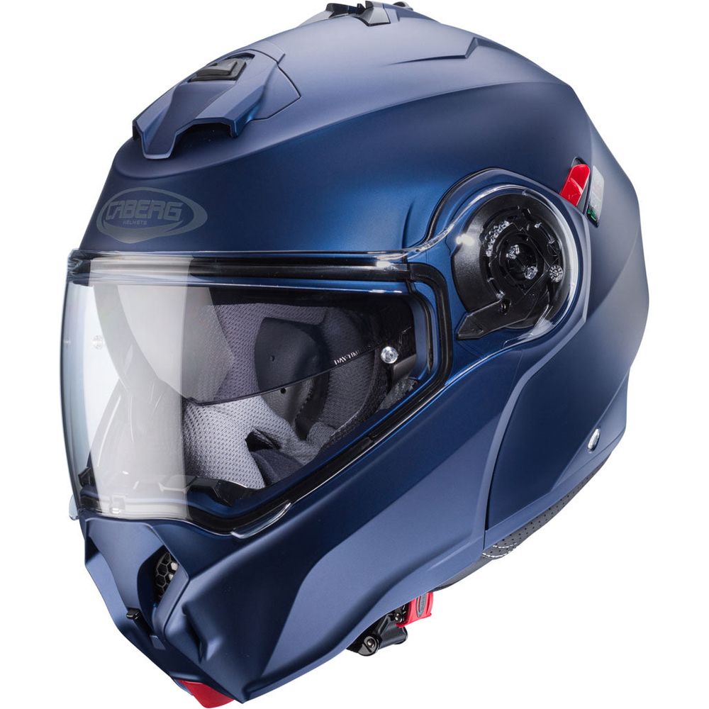 Caberg Duke Evo Plain Flip-Up Helmet Matt Blue