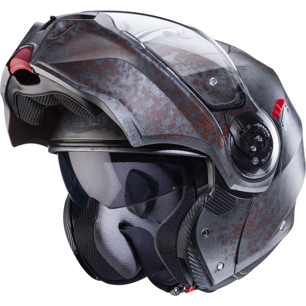 Caberg Duke Evo Rusty Plain Flip-Up Helmet Grey  - FREE UK Shipping, FREE 365 Day Returns | Moto Central