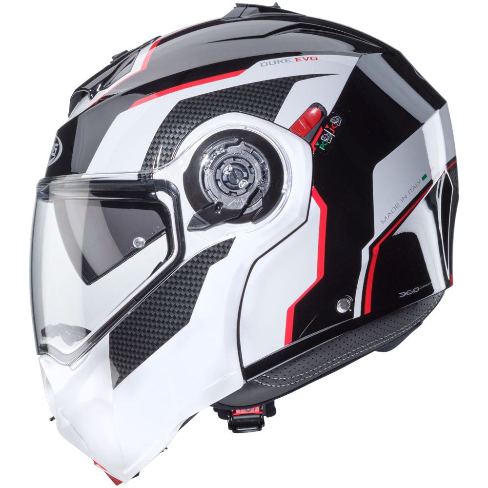 Caberg Duke Evo Move Flip-Up Helmet Black / White / Red