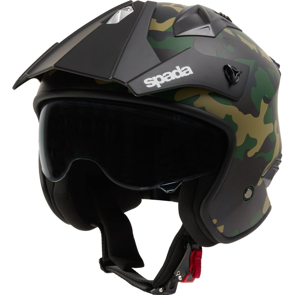 Spada Storm 06 Open Face Helmet Camo Green