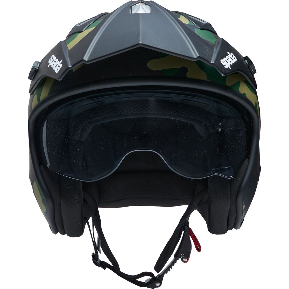 Spada Storm 06 Open Face Helmet Camo Green