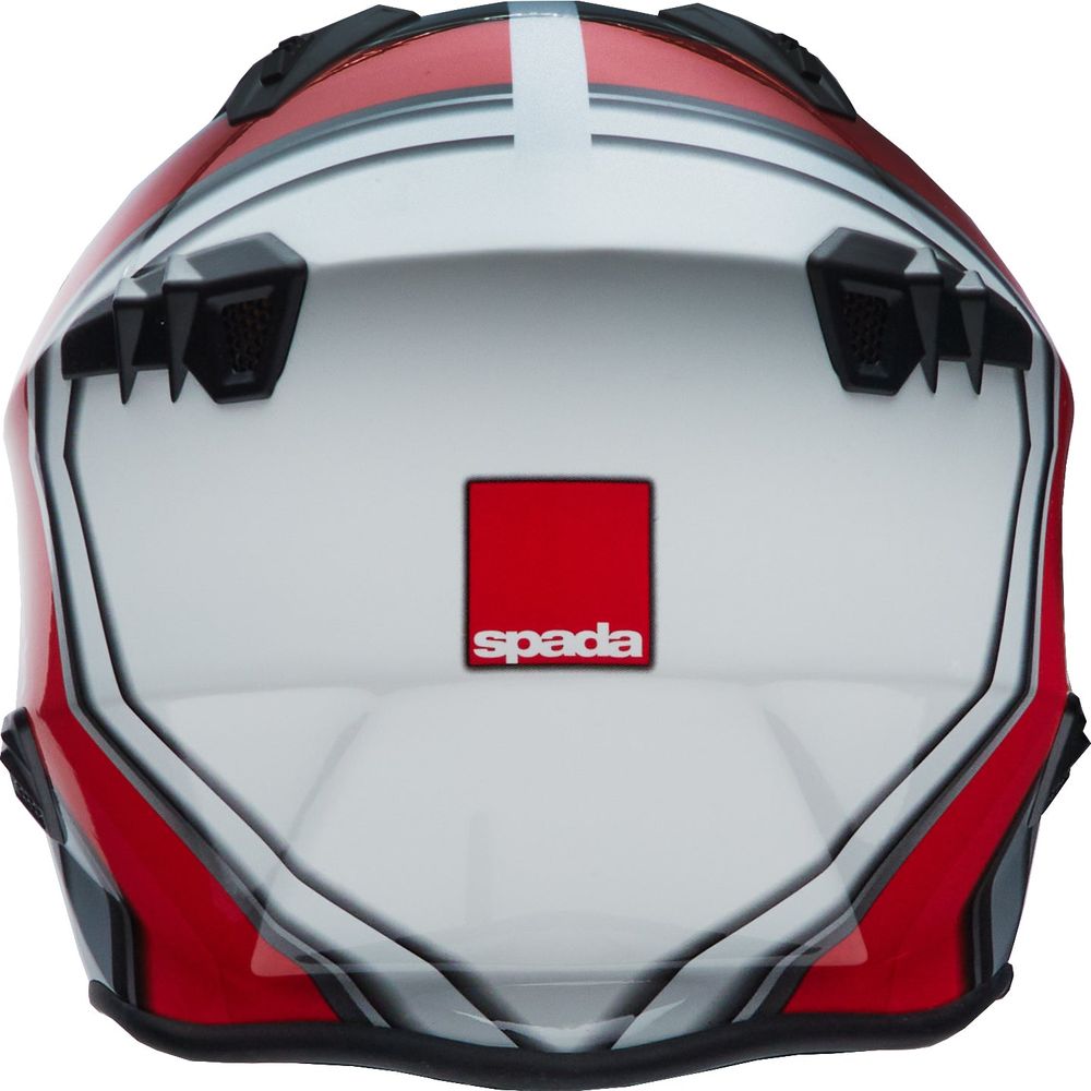 Spada Rock 06 Stasis Open Face Helmet Grey / Red