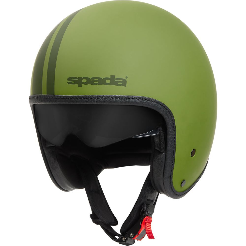 Spada Ace Command Open Face Helmet Matt Green