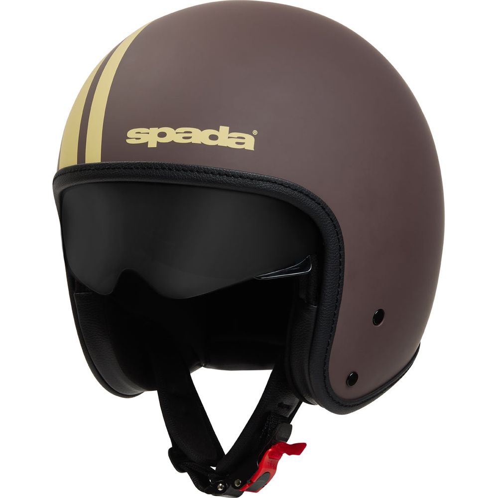 Spada Ace Command Open Face Helmet Matt Brown