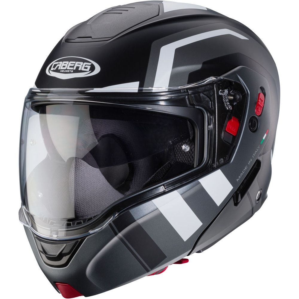 Caberg Horus X Road Flip-Up Helmet Matt Black / Gun / White