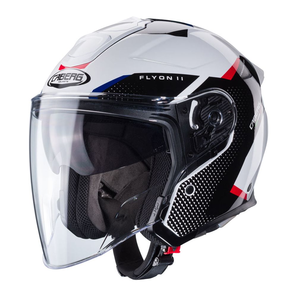 Caberg Flyon 2 Boss Open Face Helmet White / Black / Red / Blue