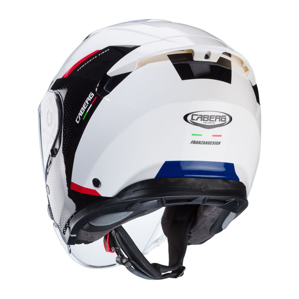 Caberg Flyon 2 Boss Open Face Helmet White / Black / Red / Blue  - FREE UK Shipping, FREE 365 Day Returns | Moto Central