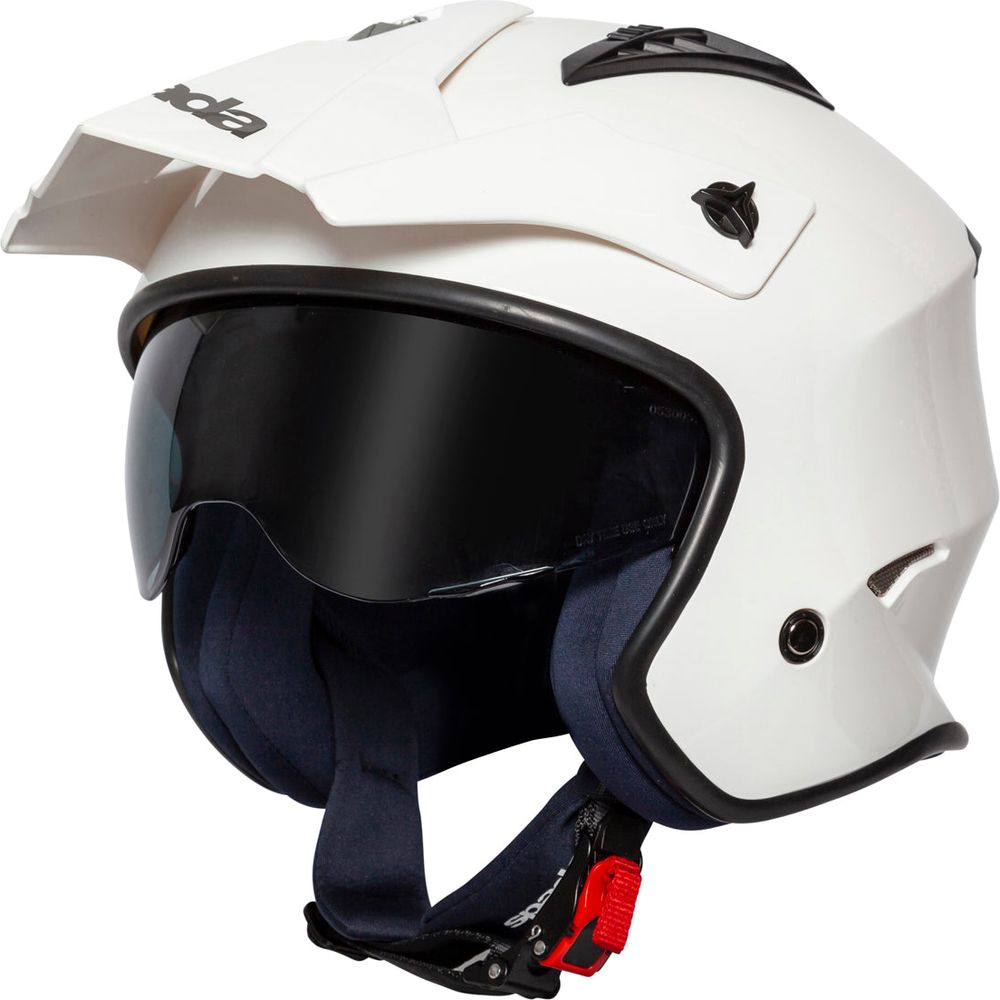 Spada Rock 06 Open Face Helmet White