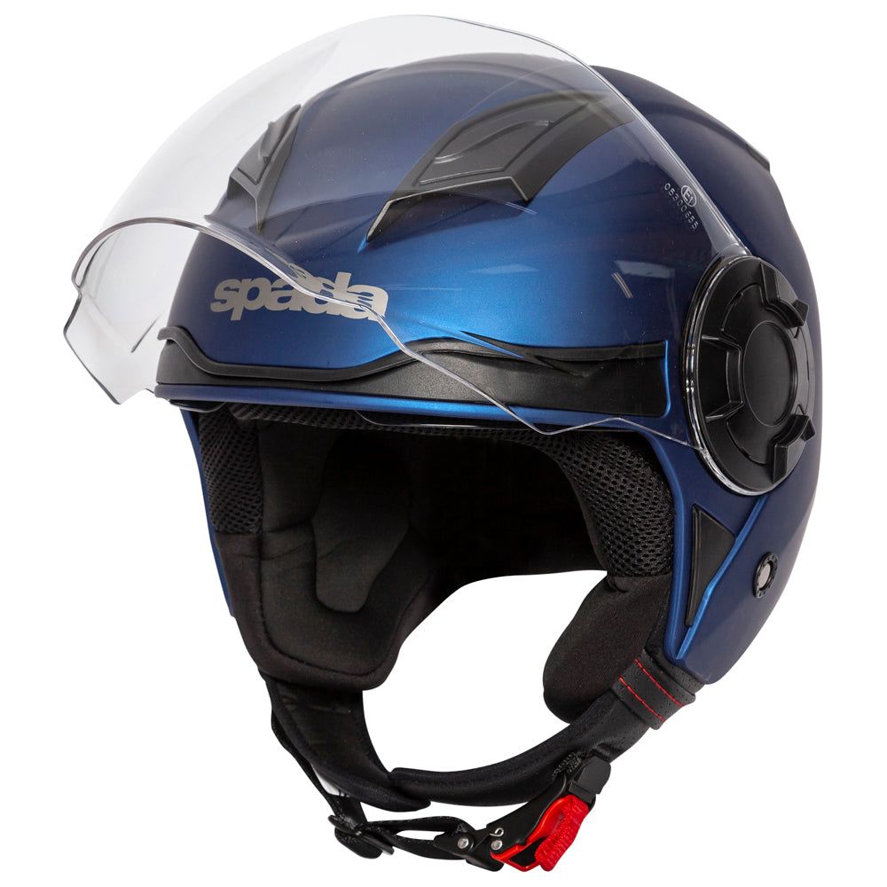 Spada Lycan 06 Open Face Helmet Matt Blue