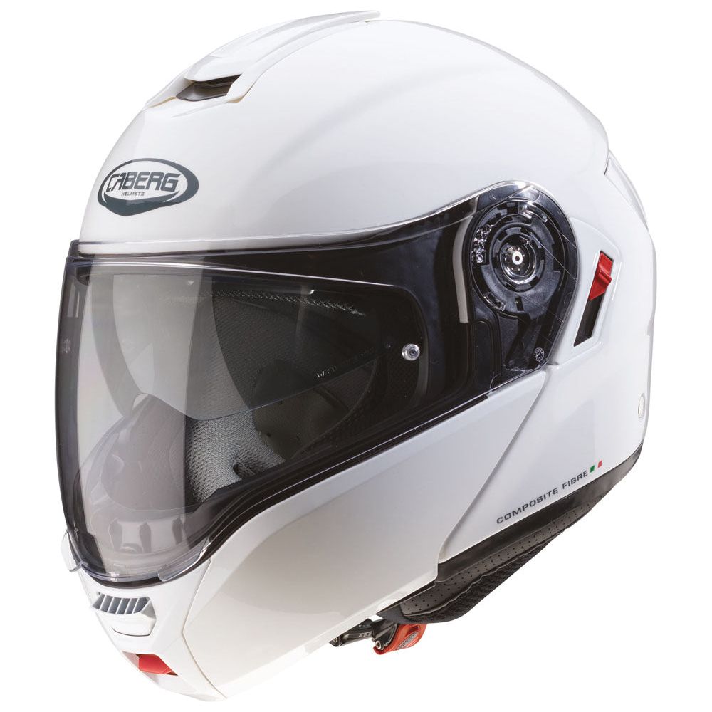 Caberg Levo X Plain Flip-Up Helmet White