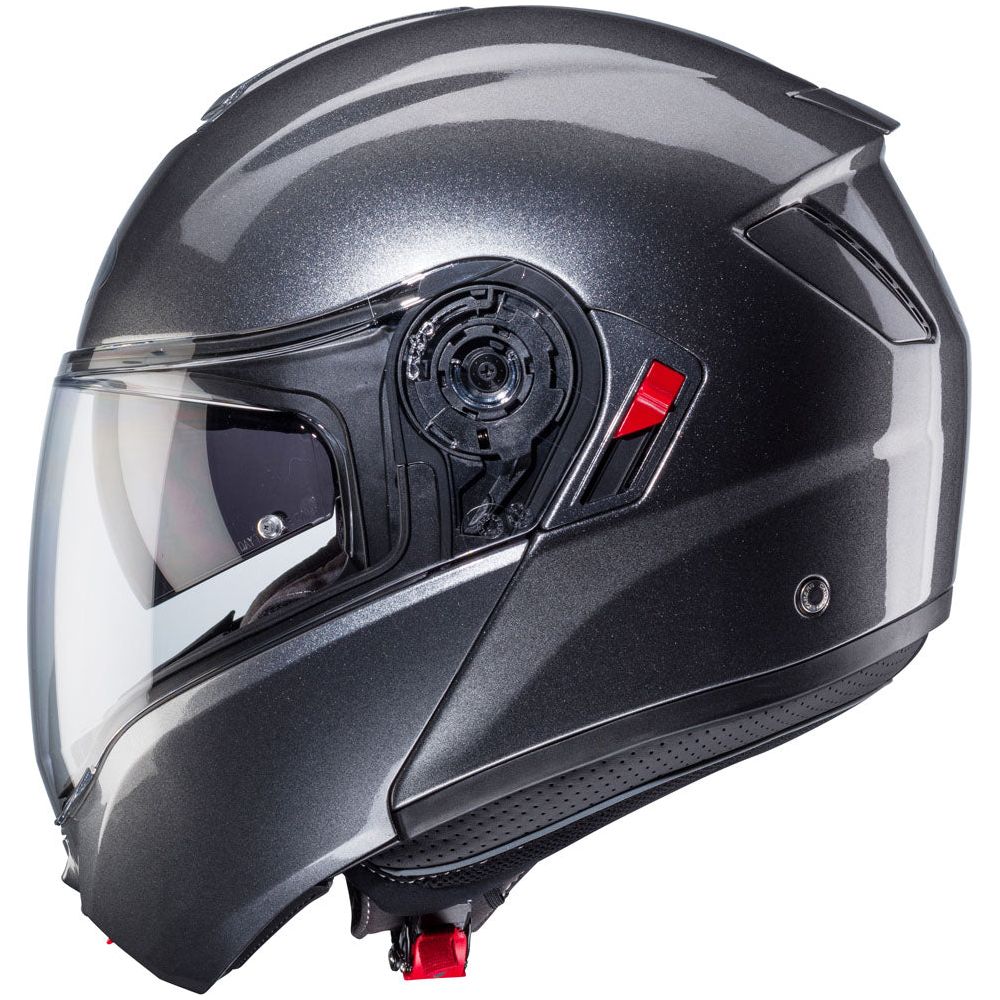 Caberg Levo X Plain Flip-Up Helmet Metal Grey