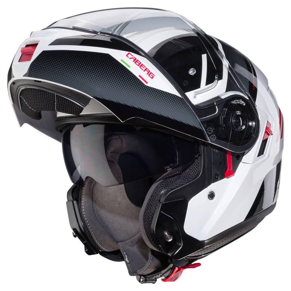 Caberg Levo X Manta Flip-Up Helmet White / Anthracite / Red