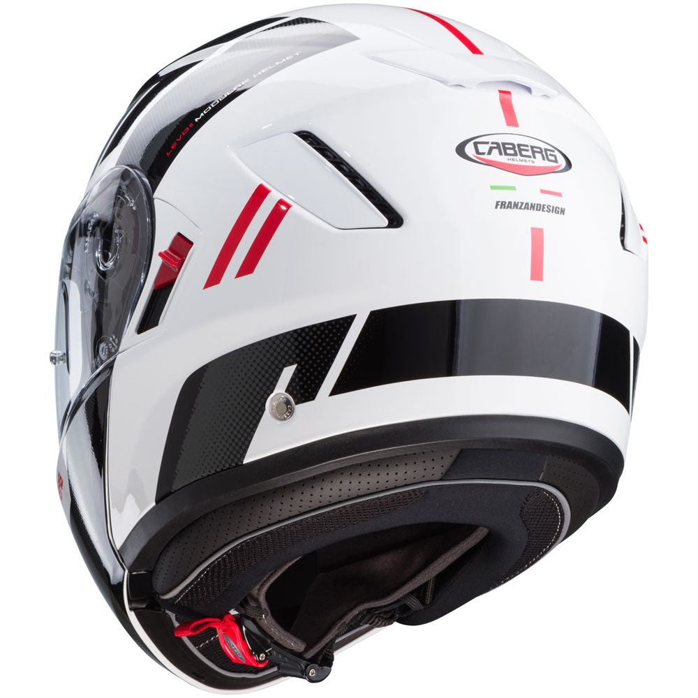 Caberg Levo X Manta Flip-Up Helmet White / Anthracite / Red