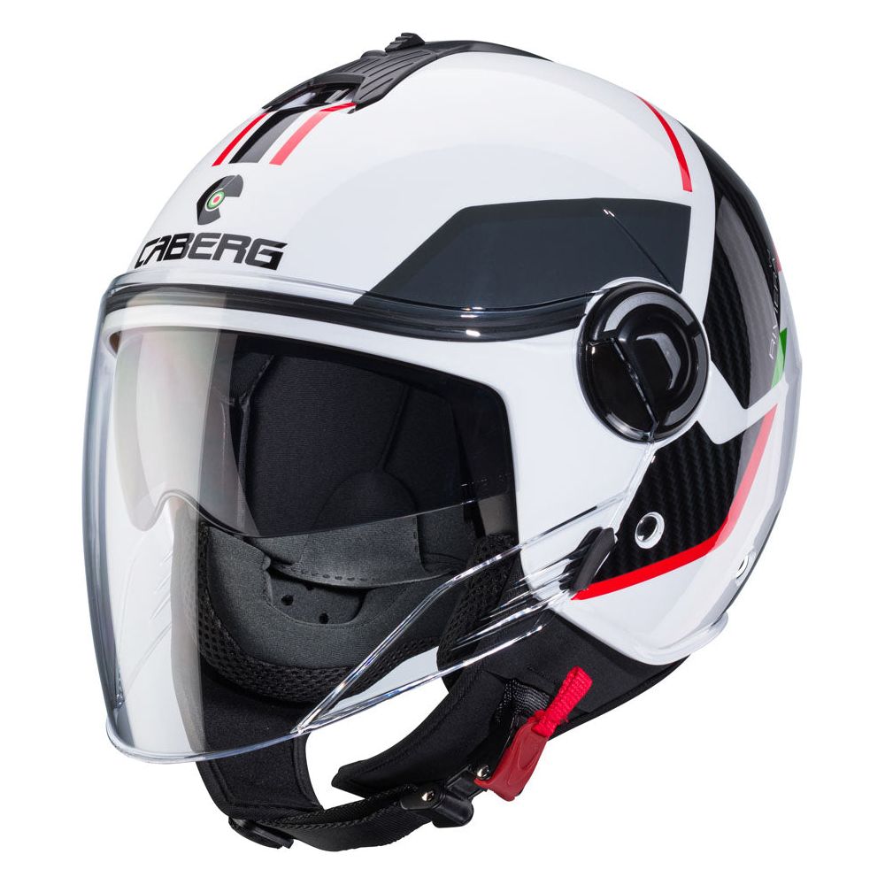 Caberg Riviera V4X Geo Open Face Helmet Italia White