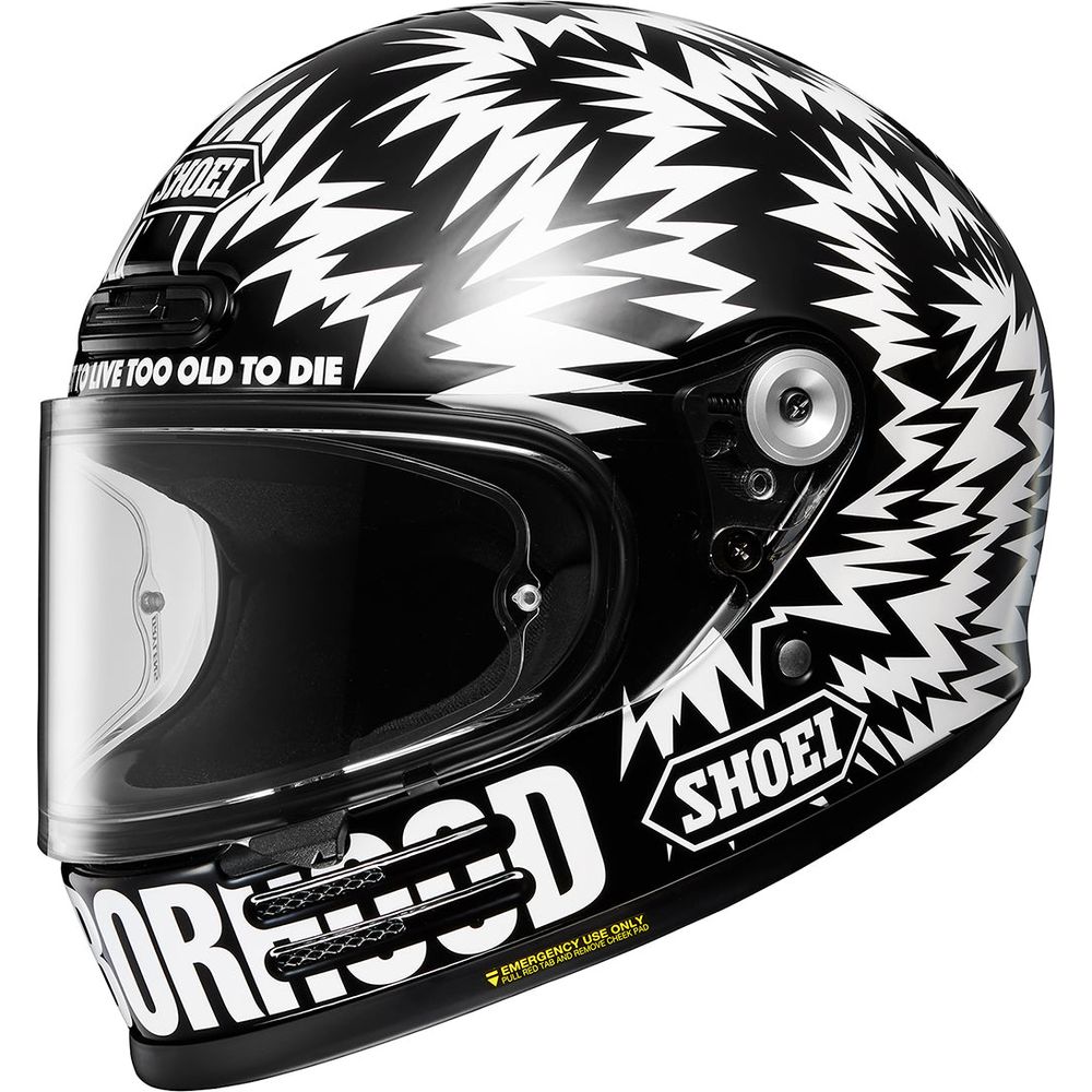 Shoei Glamster 06 Neighborhood TC5 Full Face Helmet Matt Black