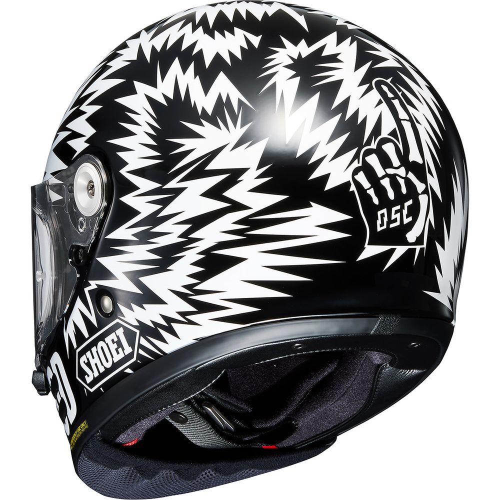 Shoei Glamster 06 Neighborhood TC5 Full Face Helmet Matt Black