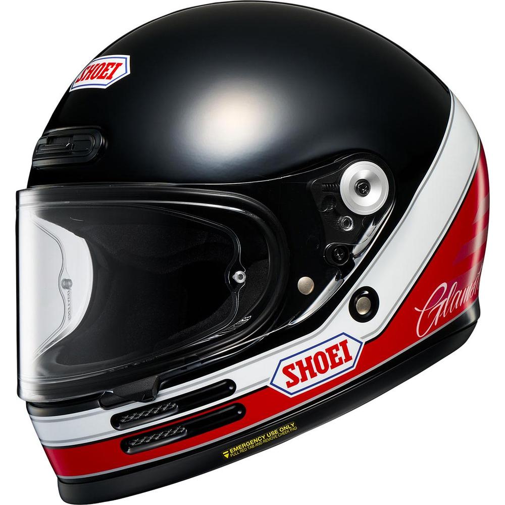 Shoei Glamster 06 Abiding TC1 Full Face Helmet Black / White / Red