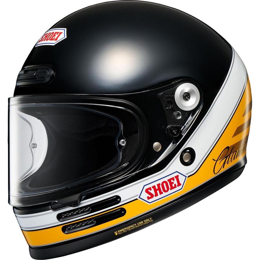 Shoei Glamster 06 Abiding TC3 Full Face Helmet Black / White / Yellow