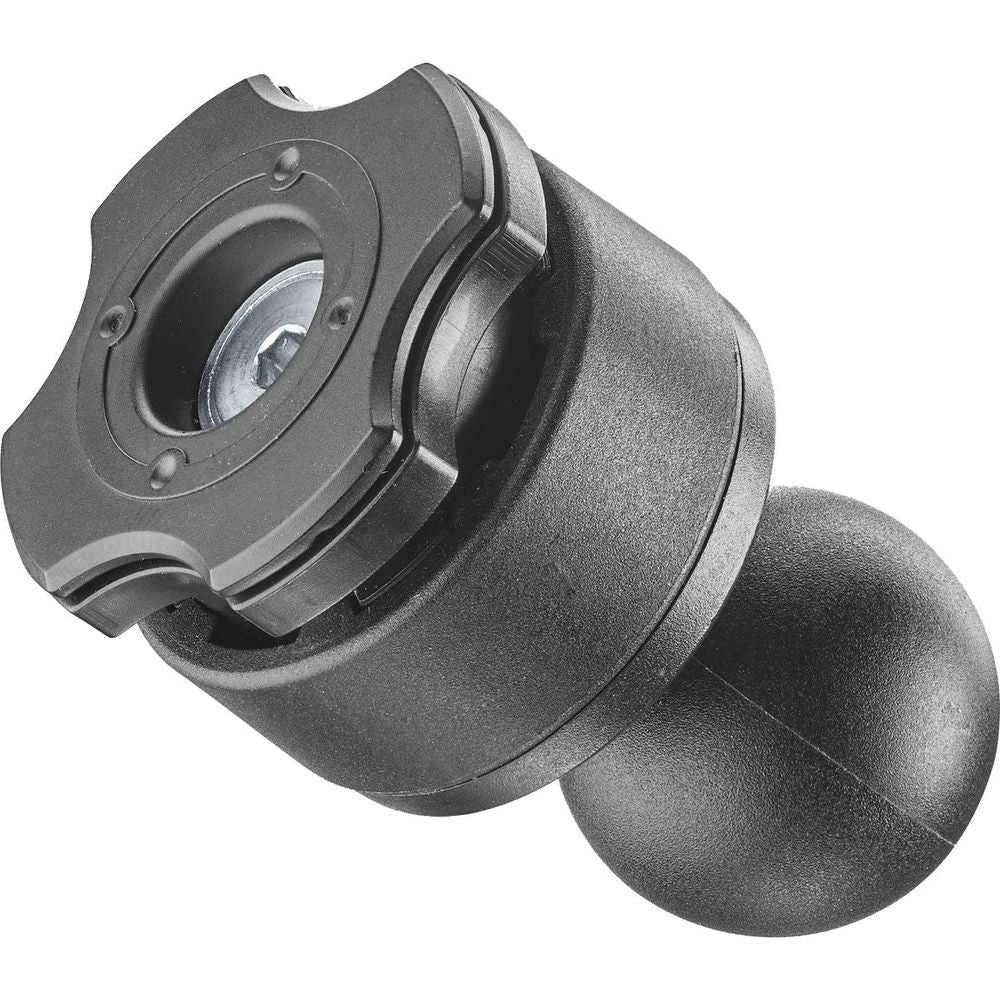 Interphone Quiklox Ball Adapter Black - 1 Inch