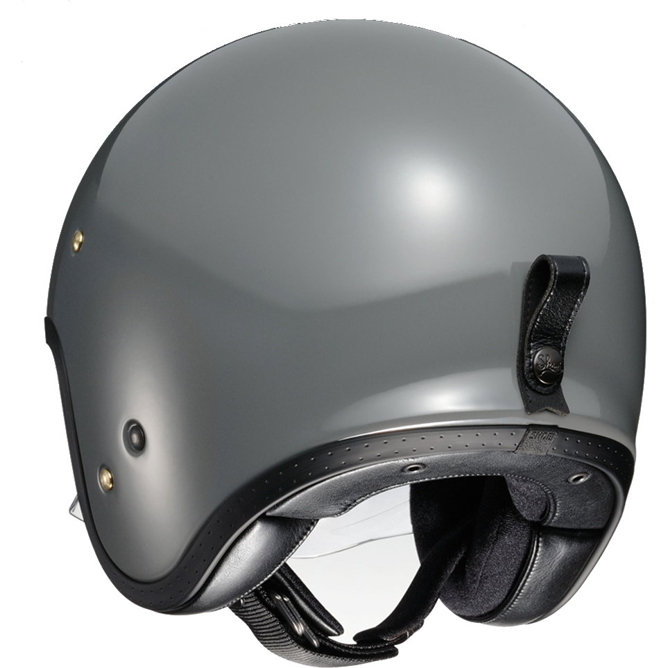 Shoei J.O Plain Open Face Helmet Rat Grey