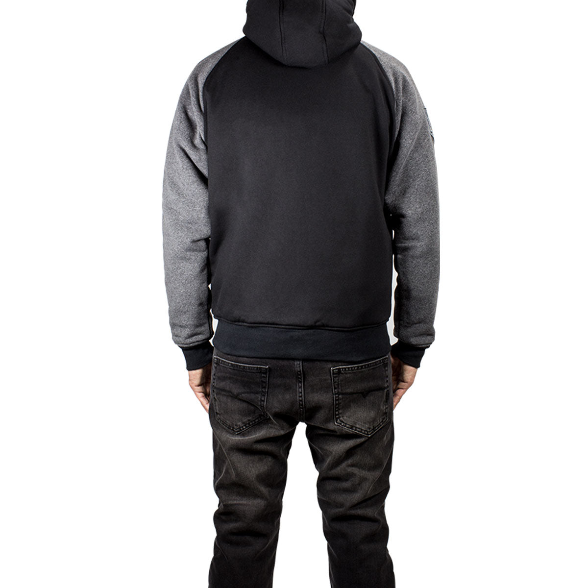 John Doe 2 Color Protective Hoodie With XTM Fiber Black / Grey  - FREE UK Shipping, FREE 365 Day Returns | Moto Central