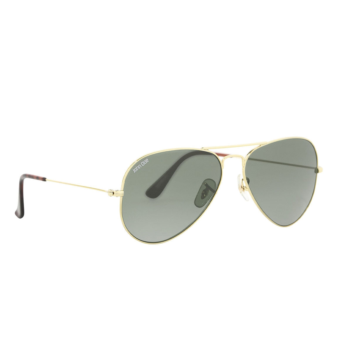 John Doe Aviator Sunglasses Shiny Gold