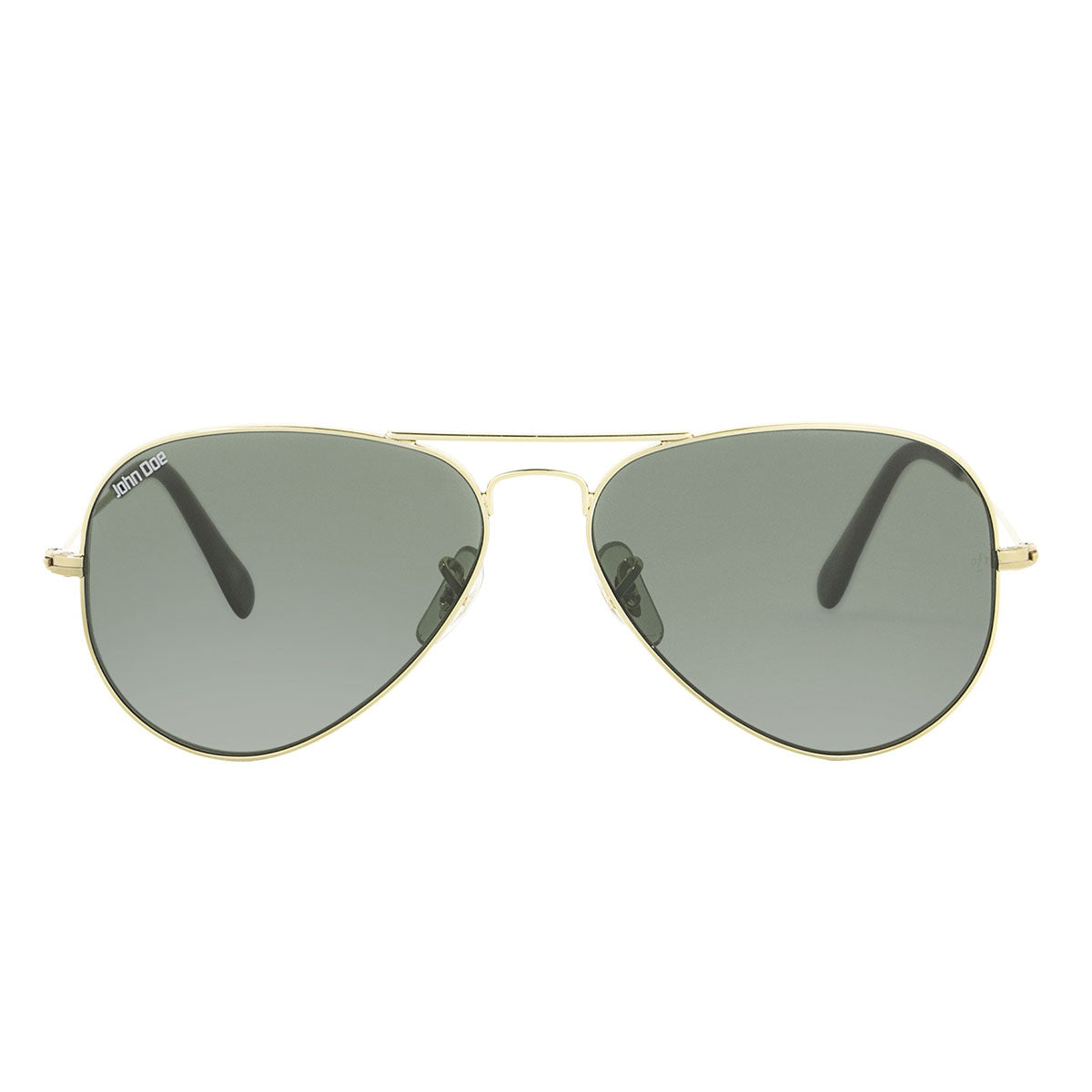 John Doe Aviator Sunglasses Shiny Gold