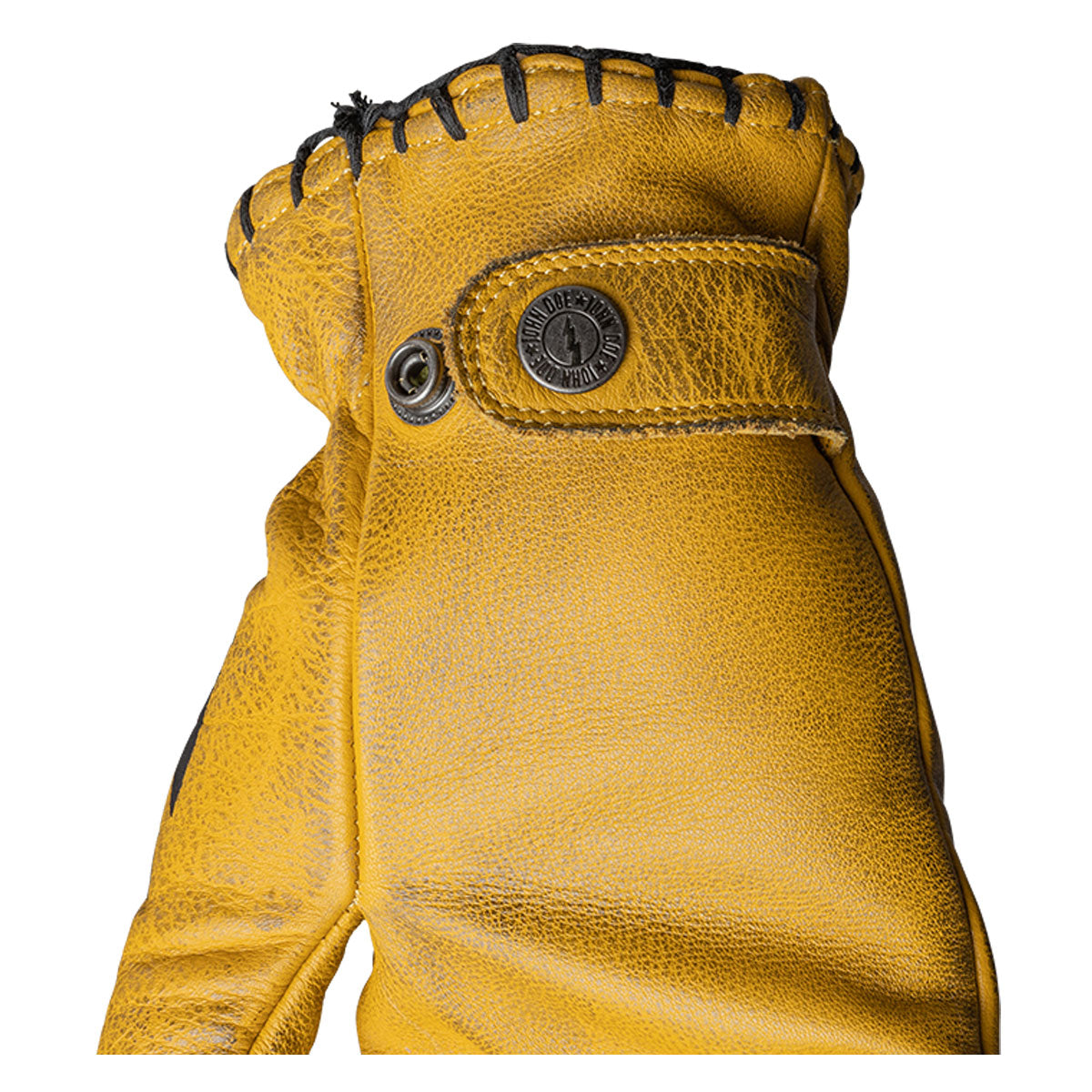 John Doe Coyote Leather Gloves Yellow / Black