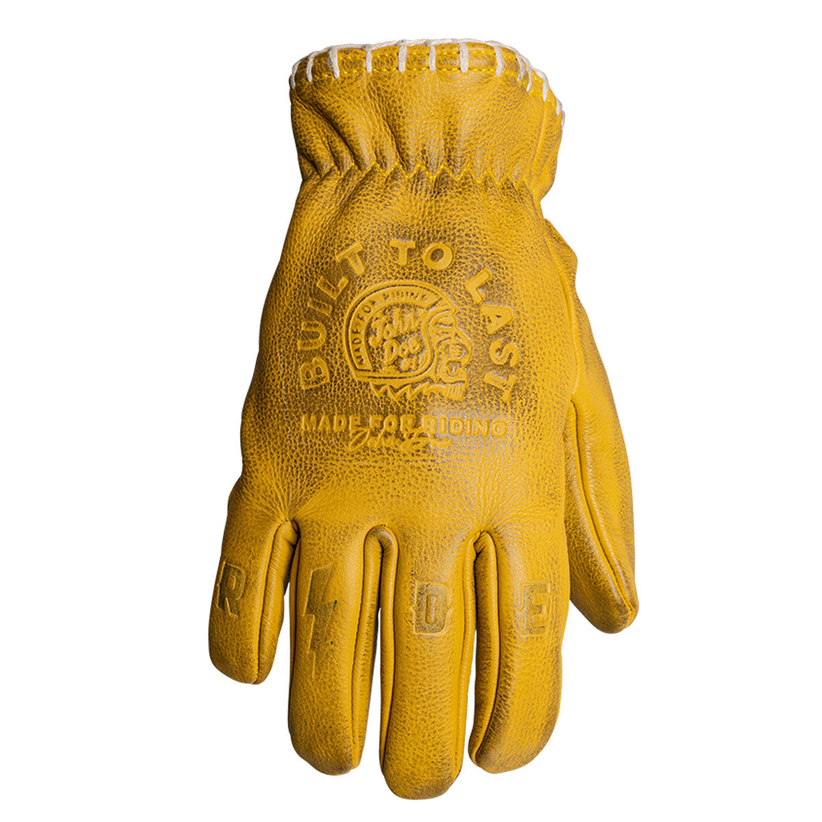 John Doe Coyote Leather Gloves Yellow