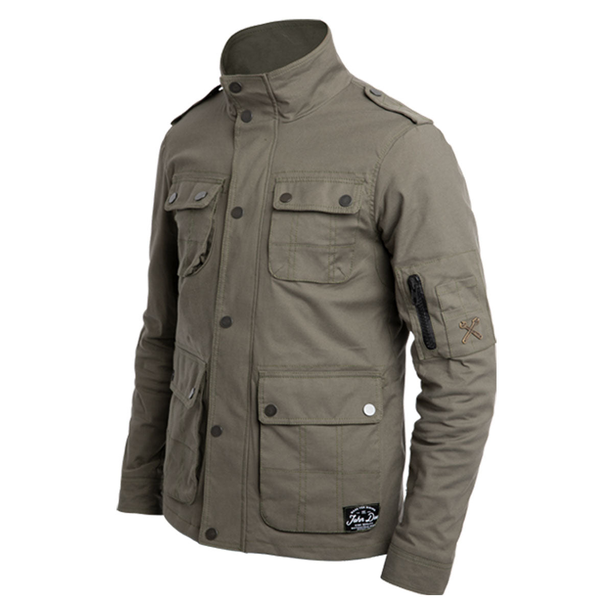 John Doe Explorer Textile Jacket With XTM Fiber Olive - FREE UK Shipping, FREE 365 Day Returns | Moto Central