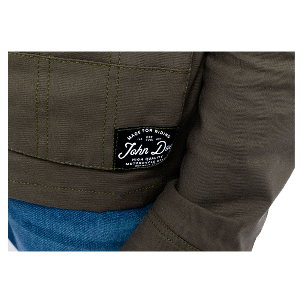 John Doe Explorer Textile Jacket With XTM Fiber Olive - FREE UK Shipping, FREE 365 Day Returns | Moto Central