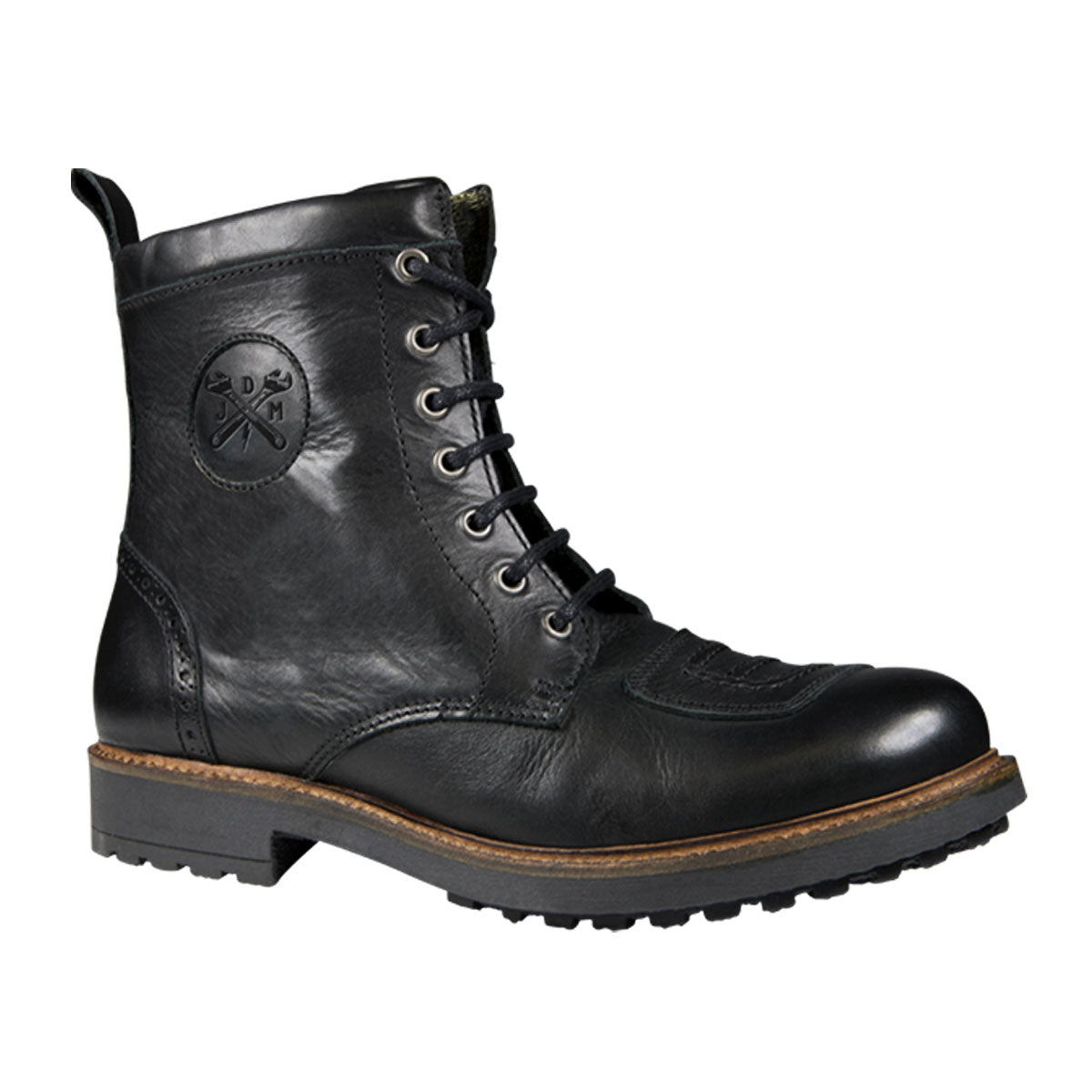 John Doe Falcon Leather Boots Black  - FREE UK Delivery - Moto Central