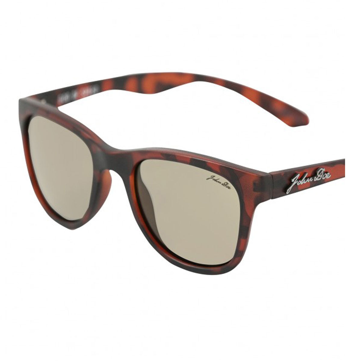 John Doe God Of Speed Horn Sunglasses Brown With Light Brown Lenses