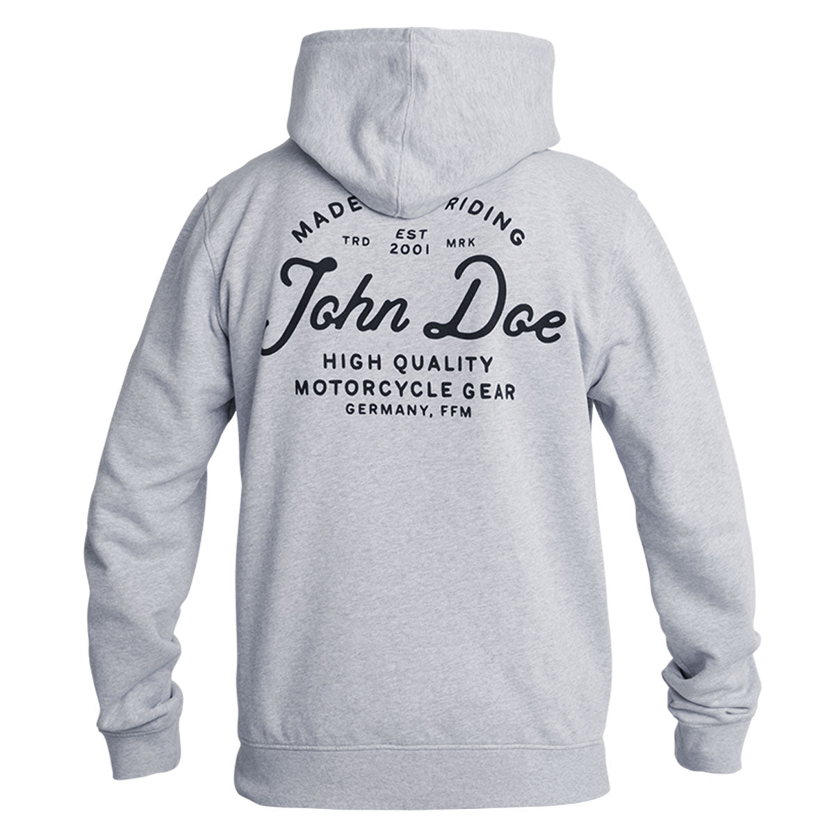 John Doe JD Lettering Casual Hoodie Grey