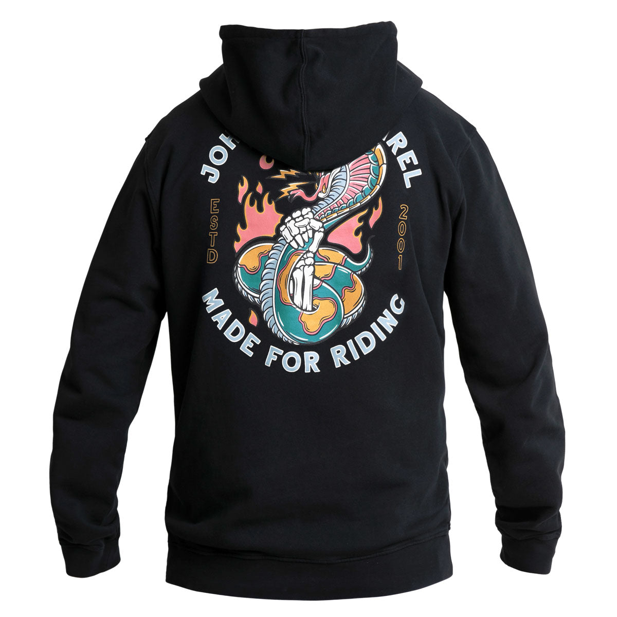 John Doe Snake 2 Casual Hoodie Black