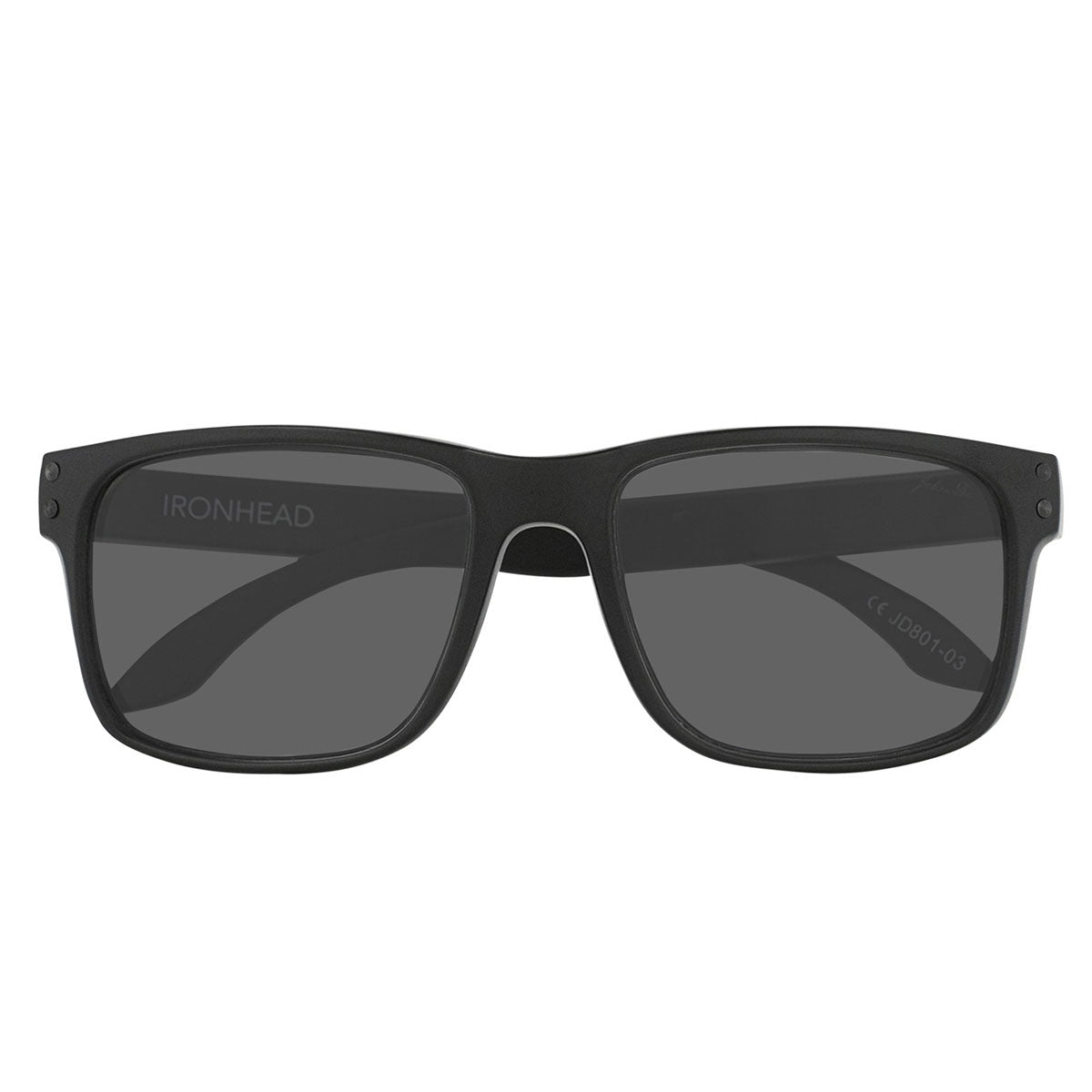 John Doe Ironhead Sunglasses Black With Grey Lenses