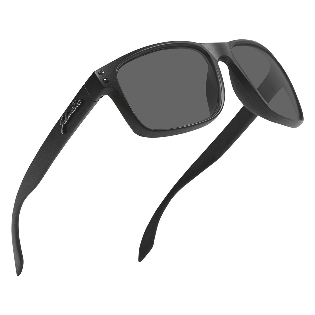 John Doe Ironhead Sunglasses Black With Grey Lenses