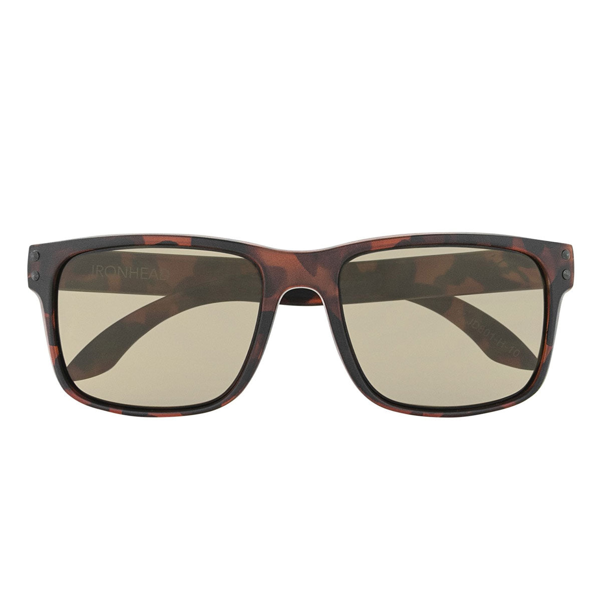 John Doe Ironhead Horn Sunglasses Brown With Grey Lenses