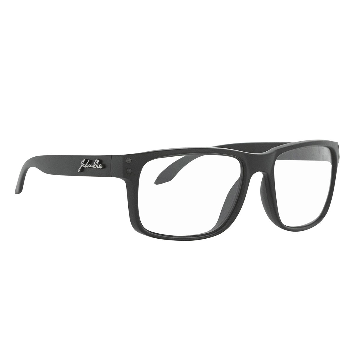 John Doe Ironhead Photochromic Sunglasses Black With Clear Lenses