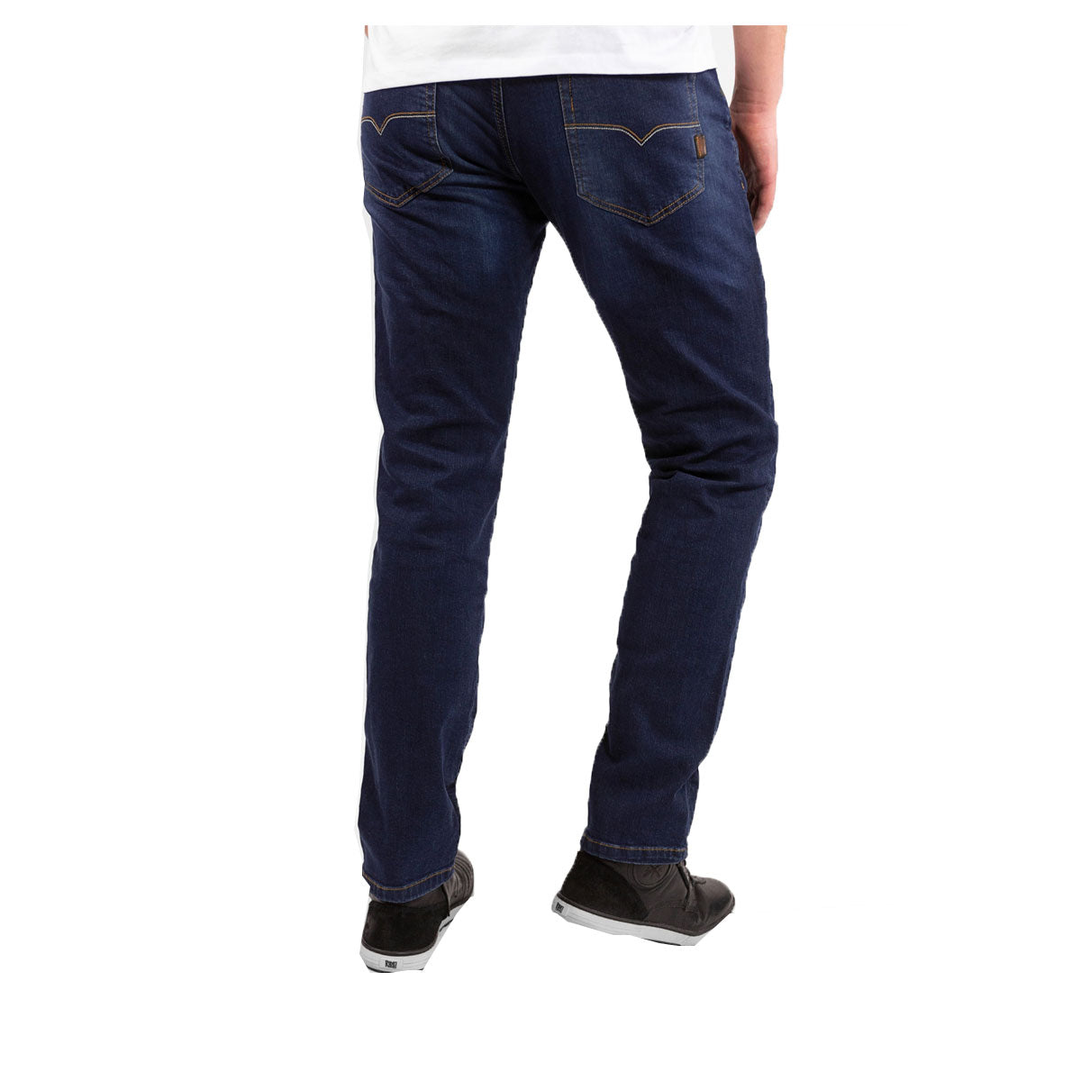 John Doe Ironhead Riding Denim Jeans With XTM Fiber Used Dark Blue