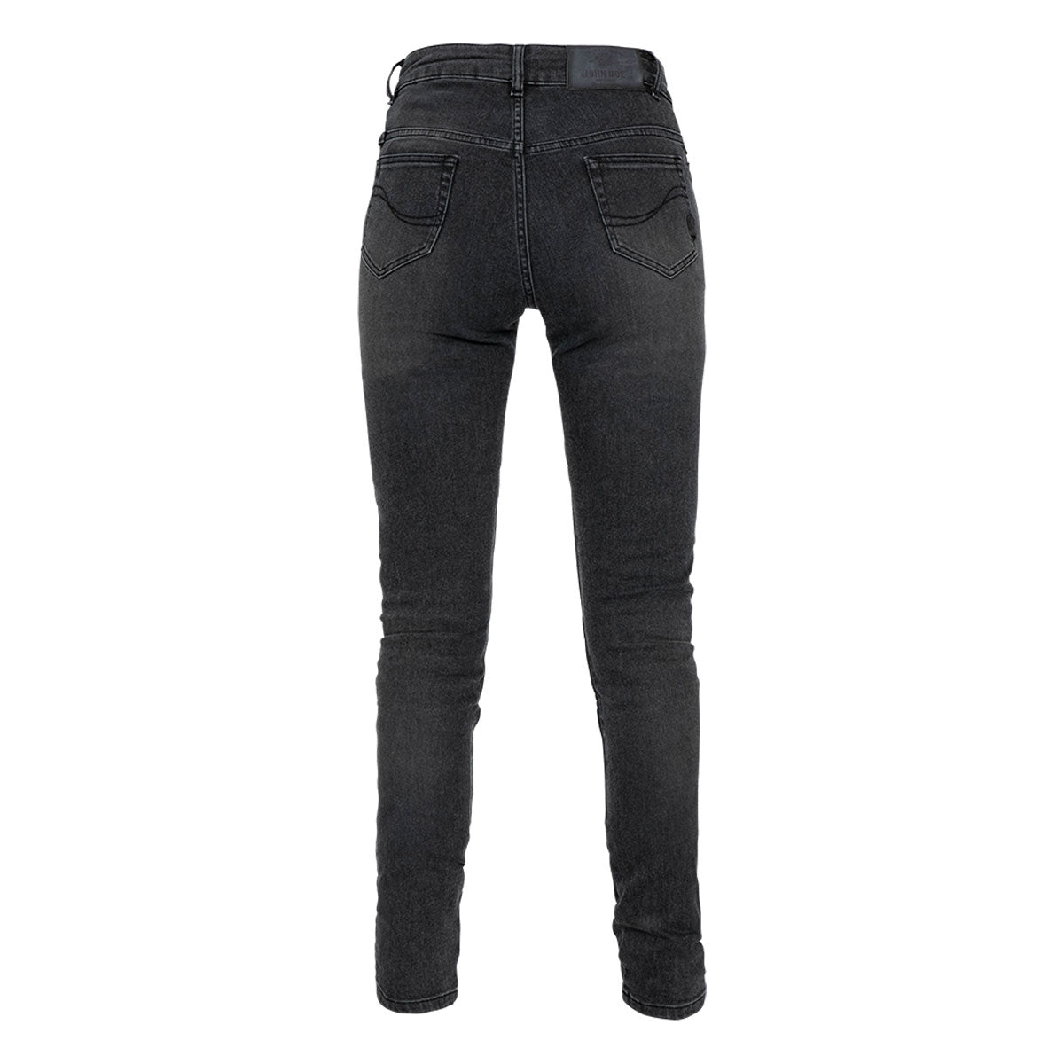 John Doe Jane High Mono Ladies Riding Denim Jeans With XTM Fiber Used Black - FREE UK Shipping, FREE 365 Day Returns | Moto Central