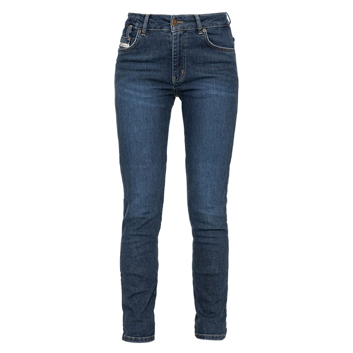 John Doe Jane High Mono Ladies Riding Denim Jeans With XTM Fiber Indigo