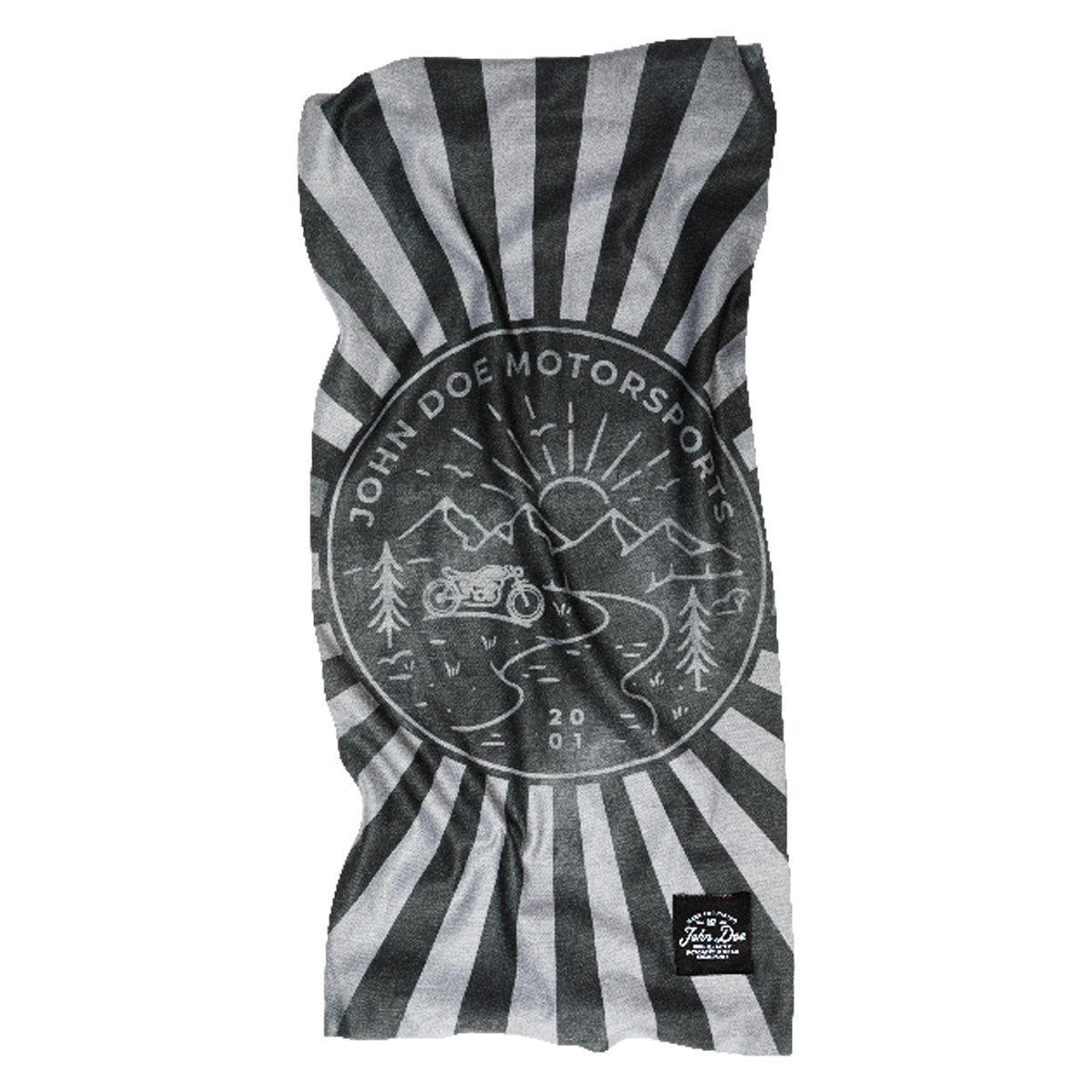 John Doe Multifunctional Neck Tube Springfield Black / Grey - FREE UK Shipping, FREE 365 Day Returns | Moto Central