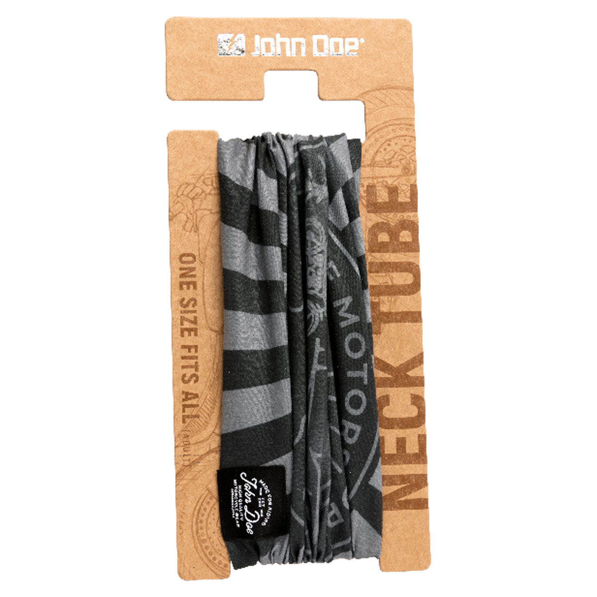 John Doe Multifunctional Neck Tube Springfield Black / Grey - FREE UK Shipping, FREE 365 Day Returns | Moto Central